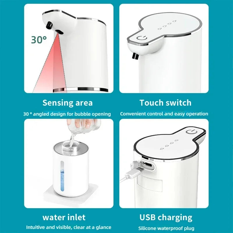 Automatic Foam Dispenser for Easier Baby Bathing