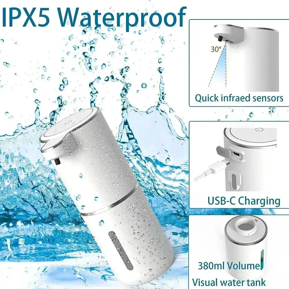 Automatic Foam Dispenser for Easier Baby Bathing