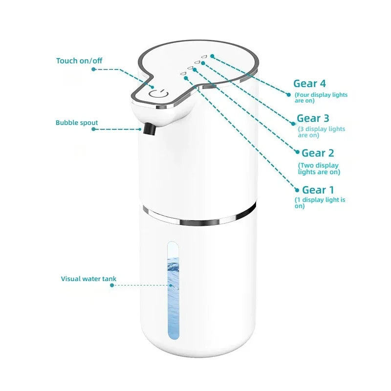 Automatic Foam Dispenser for Easier Baby Bathing